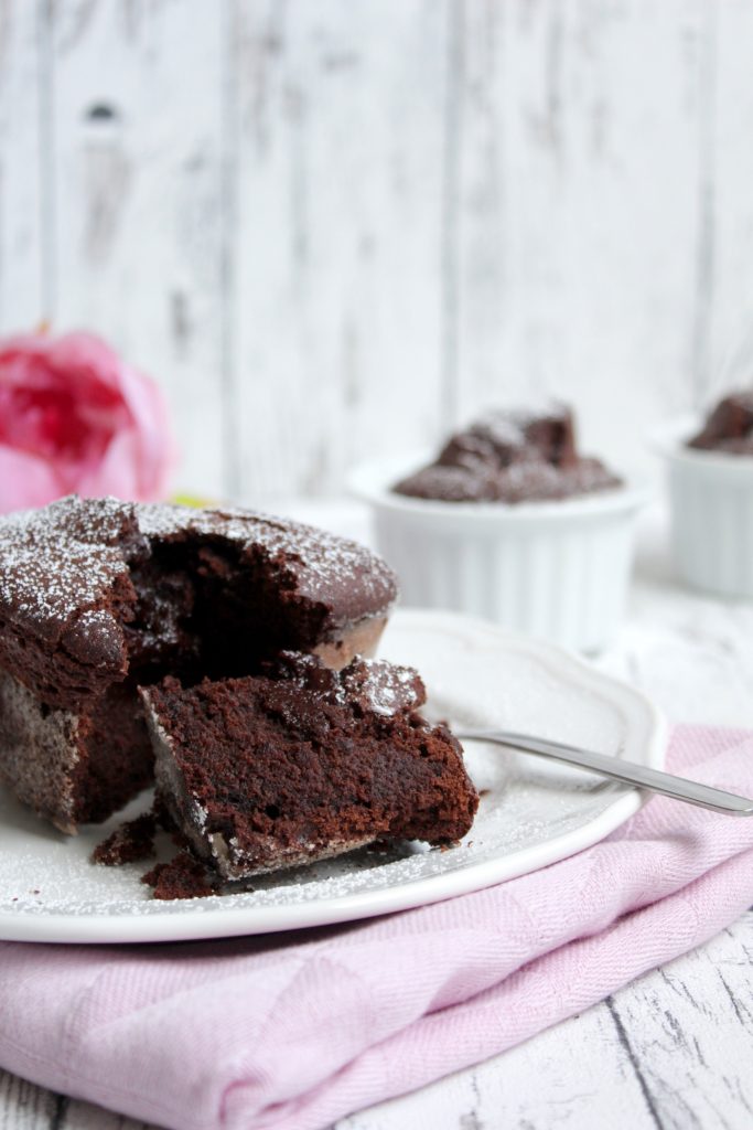 Schokoladensoufflé mit flüssigem Kern
