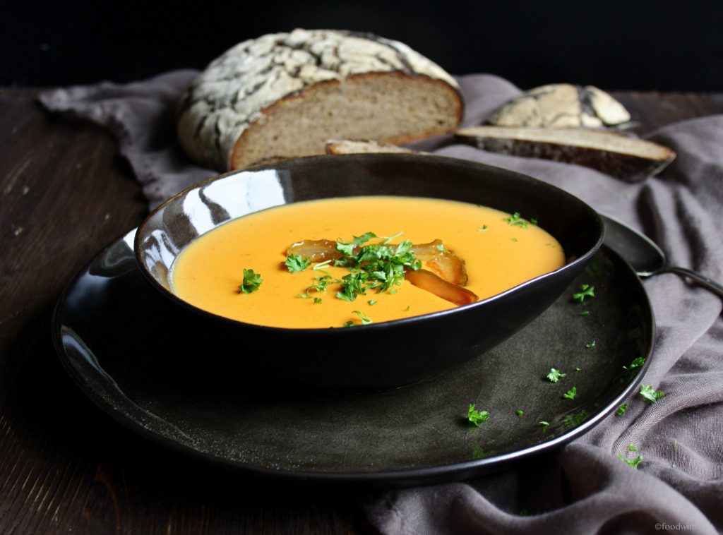 Birnen – Currysuppe