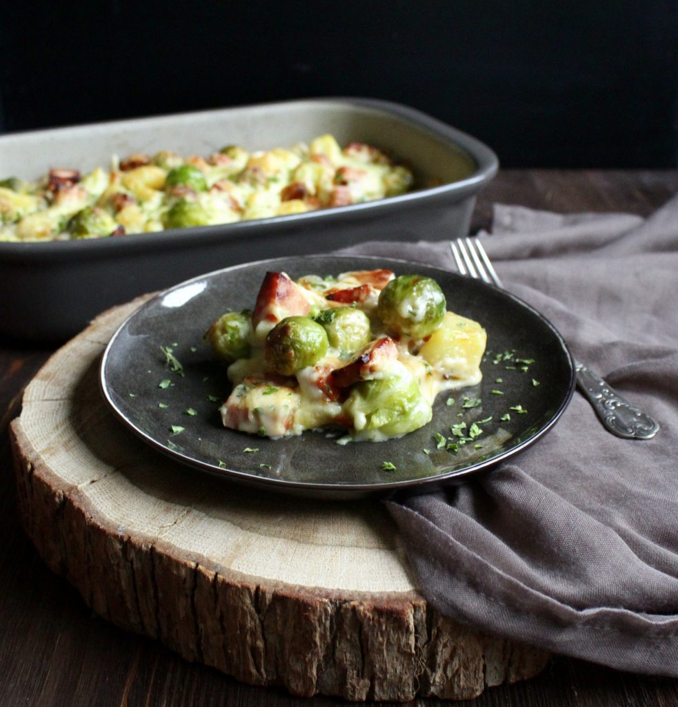 Rosenkohl – Kassler – Auflauf