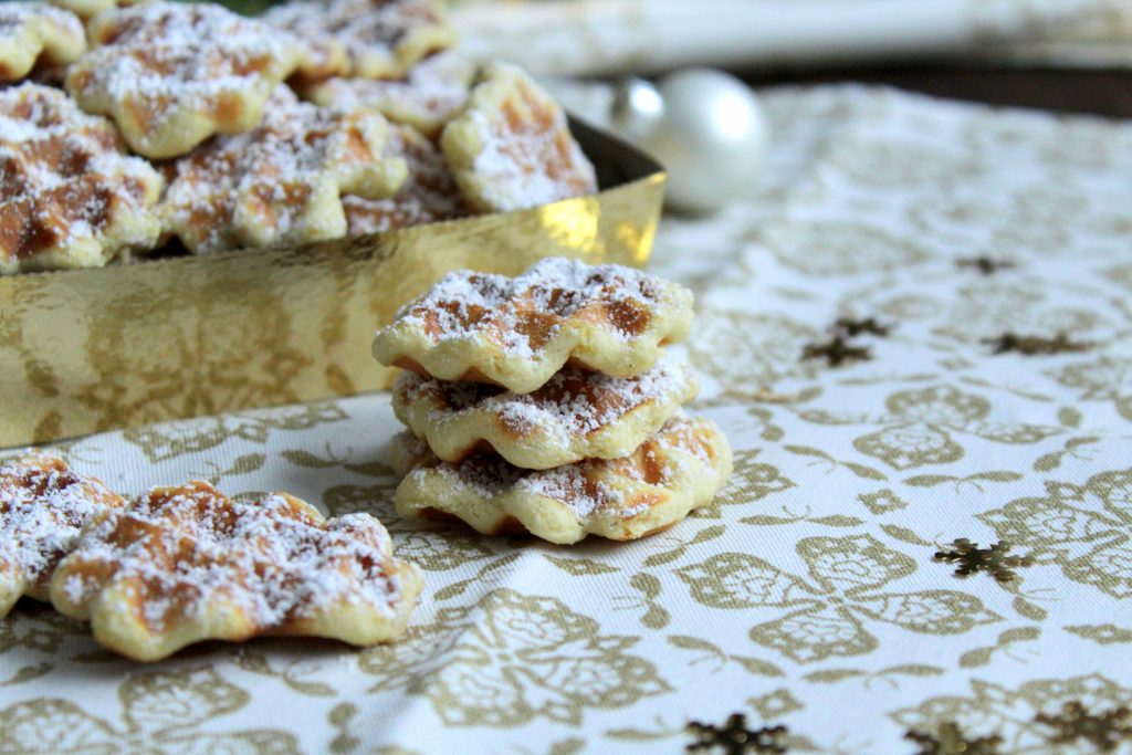 Waffelplätzchen mit 3 Varianten Waffelplätzchen mit 3 Varianten