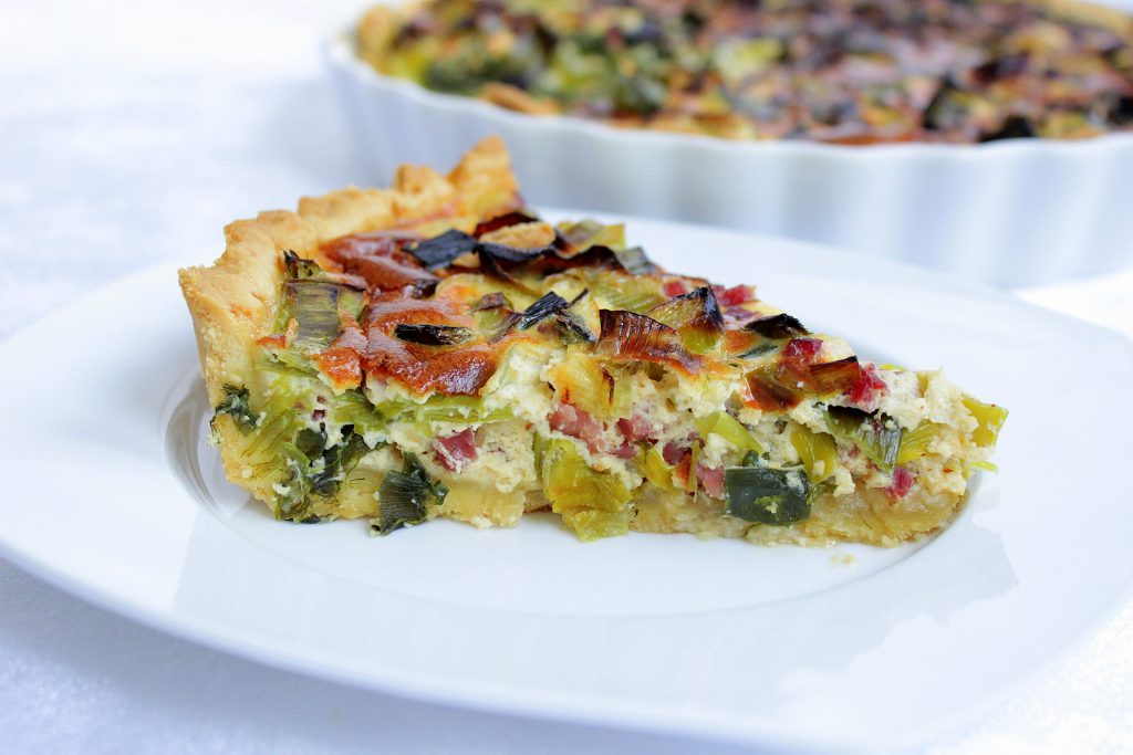 Lauch Schinken Quiche - kinds of food from various countries