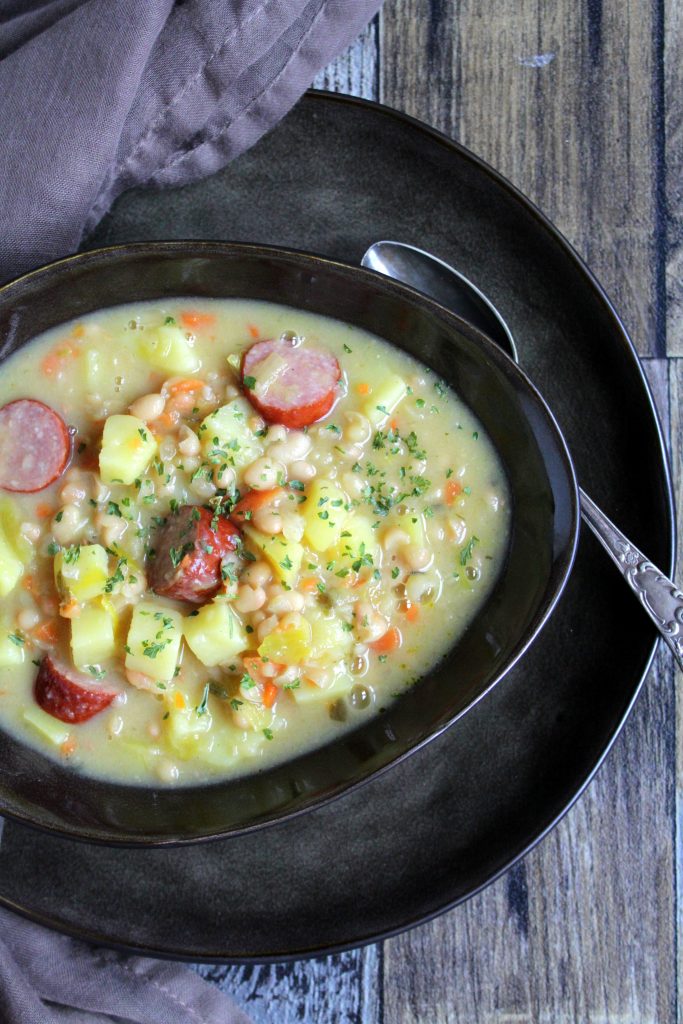 Weisse Bohnensuppe