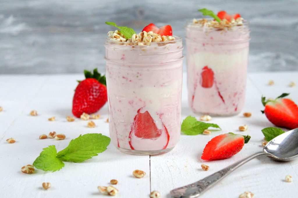Erdbeer-Honig-Joghurt