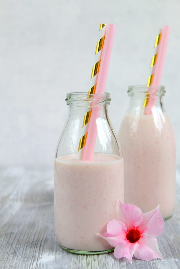 Erdbeer Bananen Milchshake