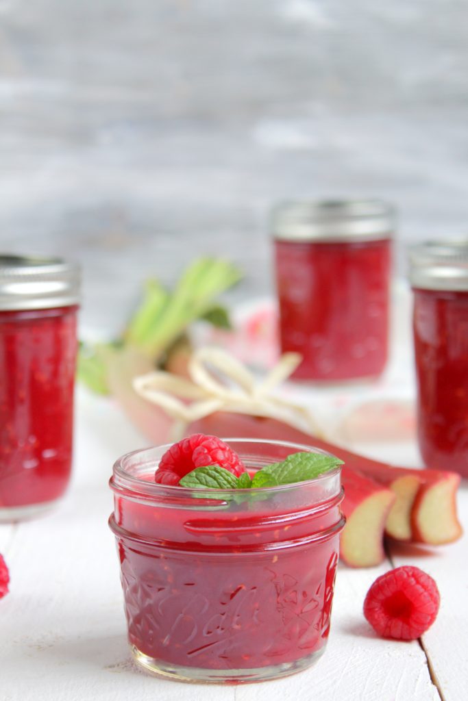 Rhabarber Himbeer Marmelade Mit Vanille