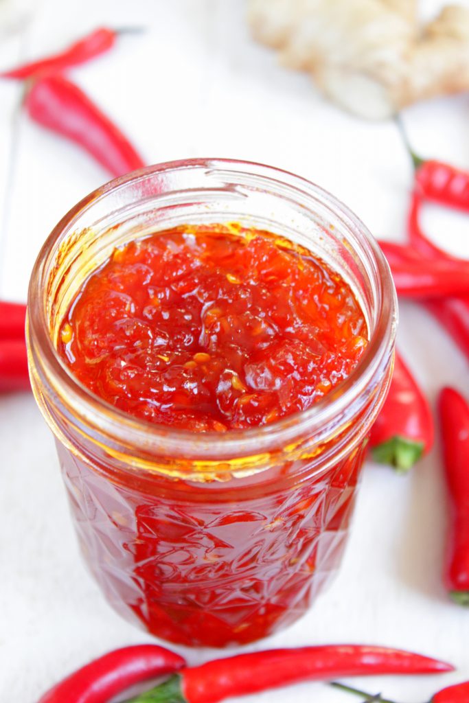 Asiatische Chilimarmelade Chili Jam a la Donna Hay