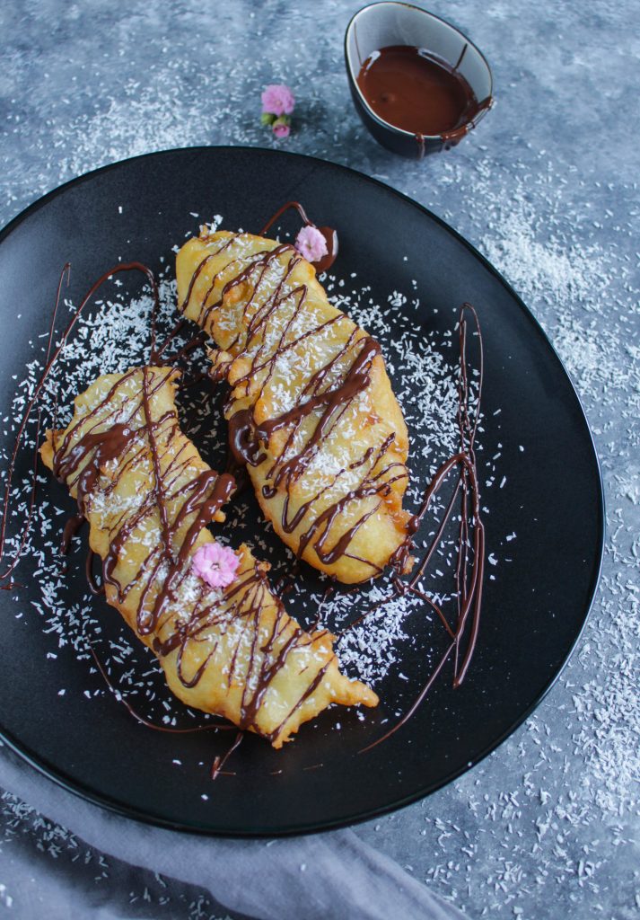 Gebackene Bananen | Frittierte Bananen