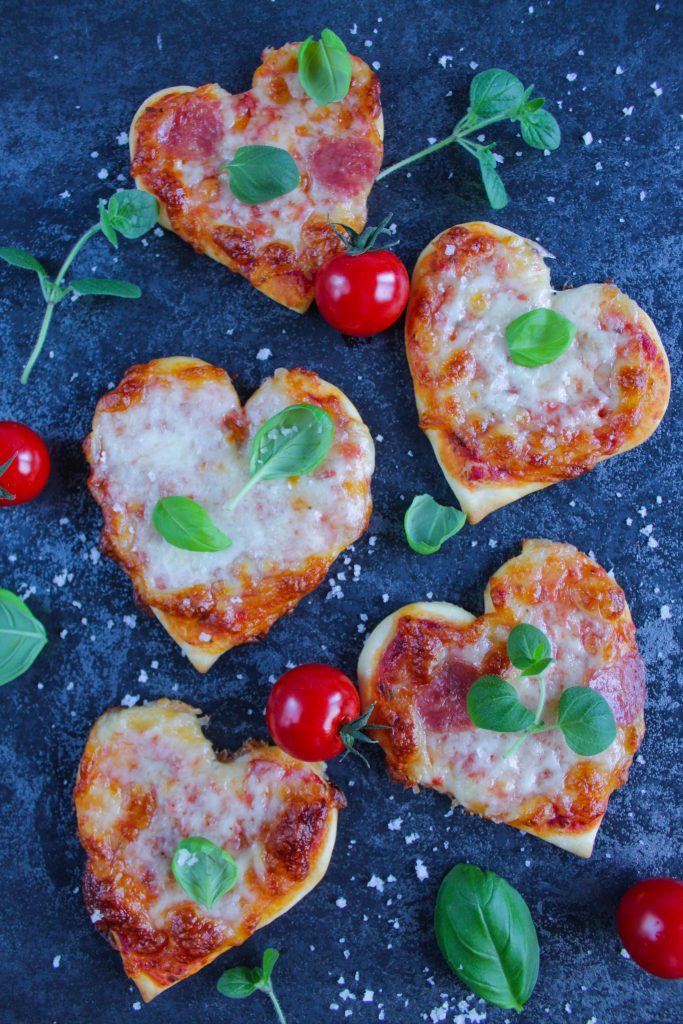 Mini Pizza Herzen | Pizza Hearts