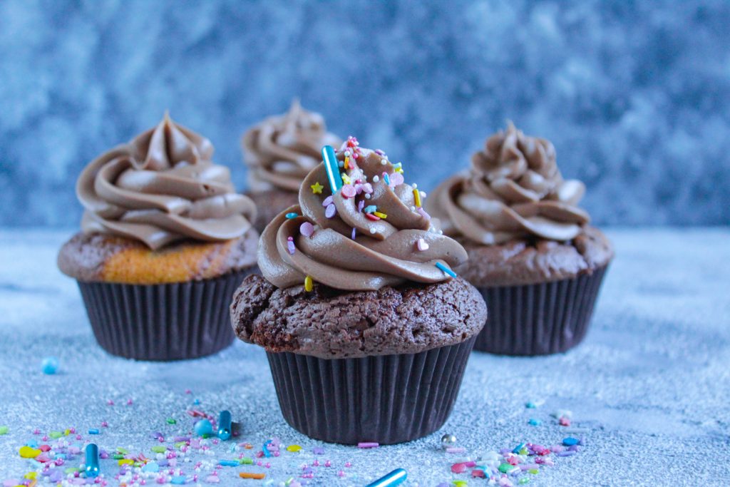 Nutella Marmor Cupcakes 