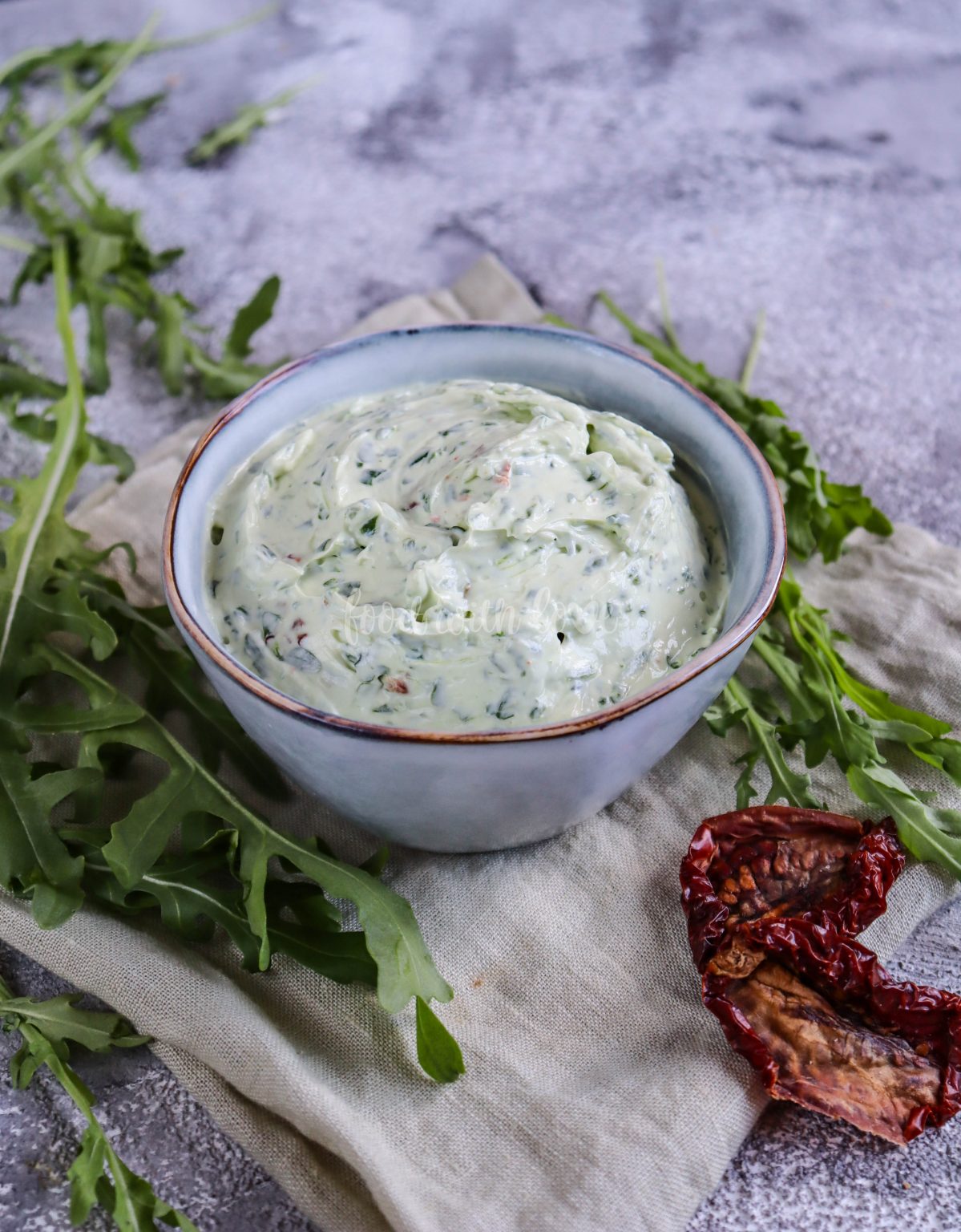 Rucola-Creme-Dip – food with love
