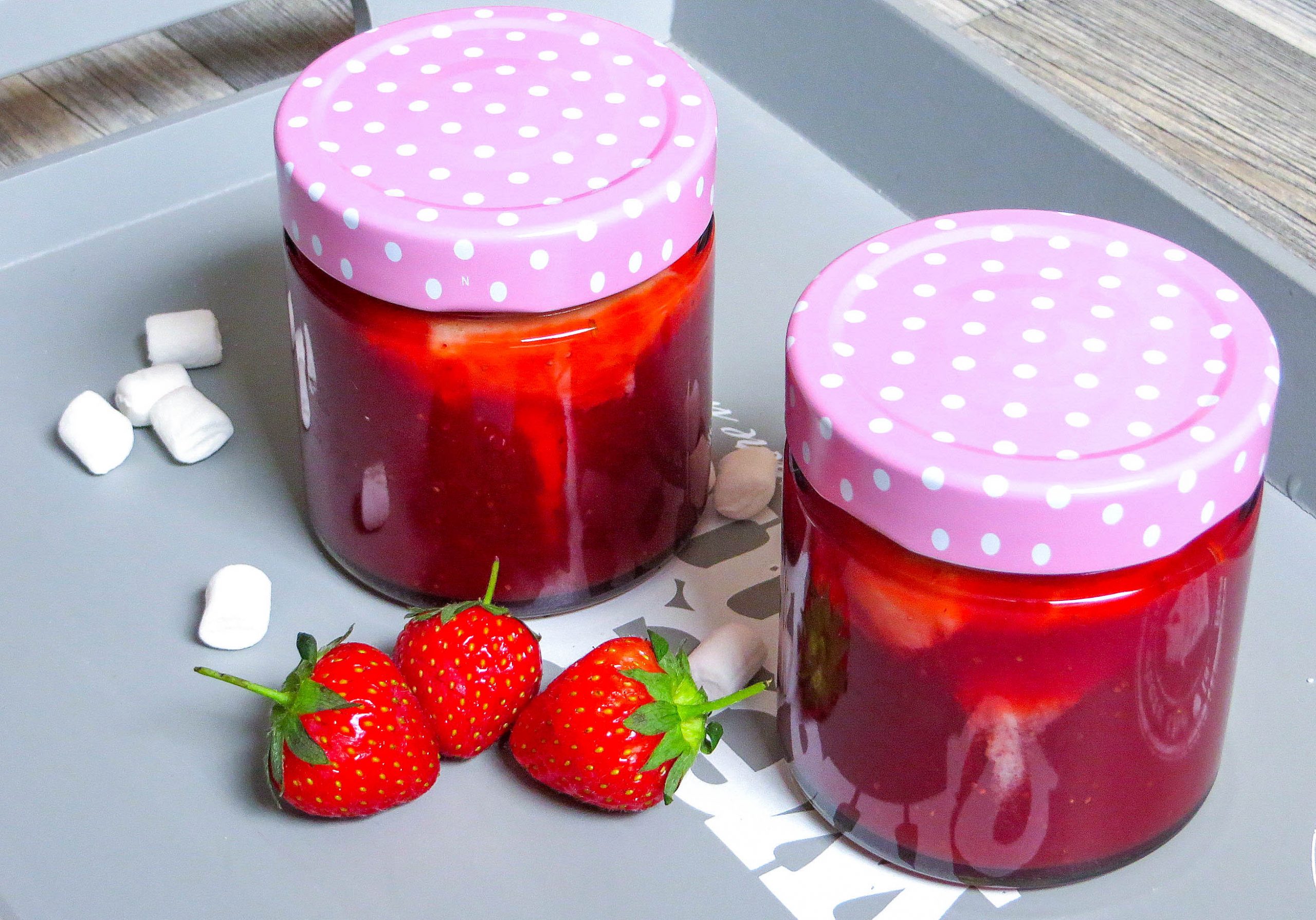 Erdbeer-Marshmallow-Marmelade – Food with Love – Thermomix Rezepte mit Herz