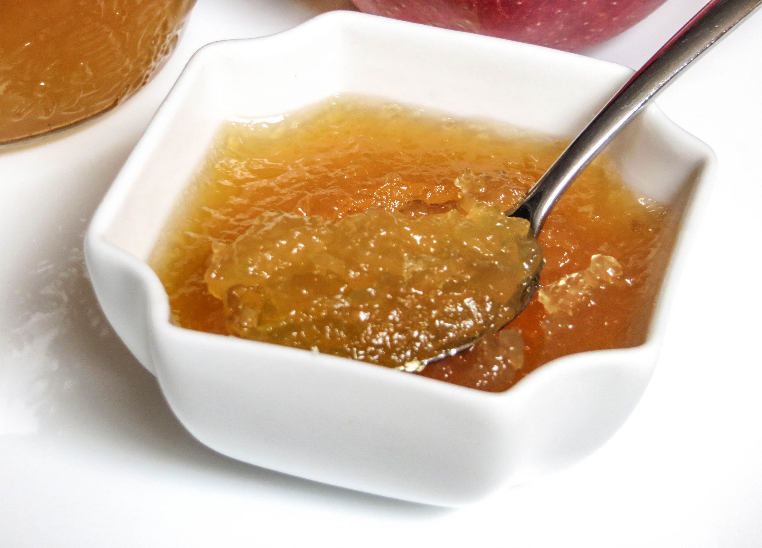 Apfel Karamell Konfiture Mit Fleur De Sel