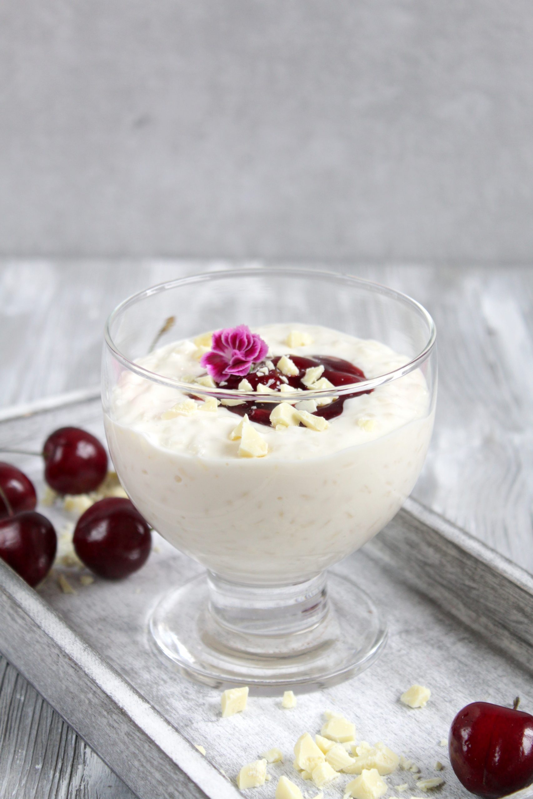 Milchreis Deluxe mit weißer Schokolade und Mascarpone – food with love