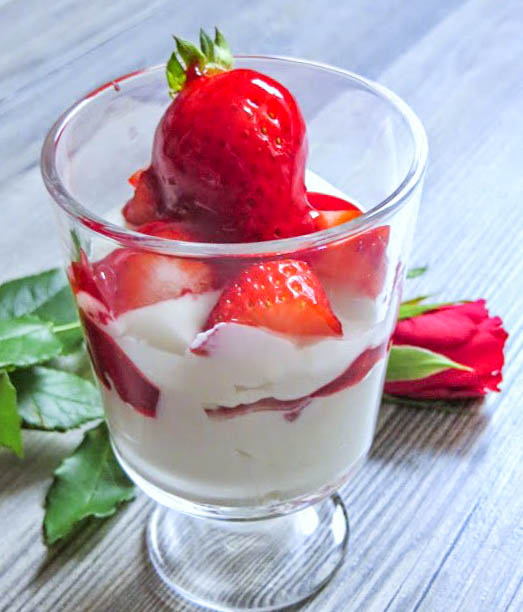 Himmlische Erdbeer-Quarkspeise – food with love