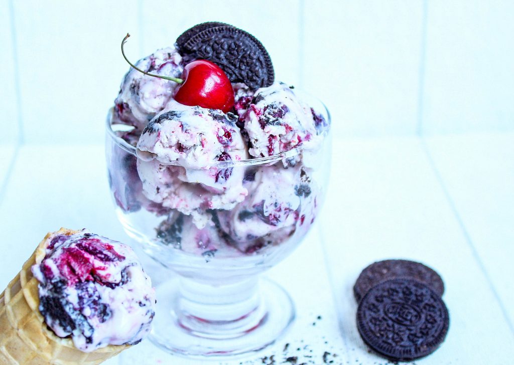 Oreo®-Kirsch-Eis – Food with Love – Thermomix Rezepte mit Herz