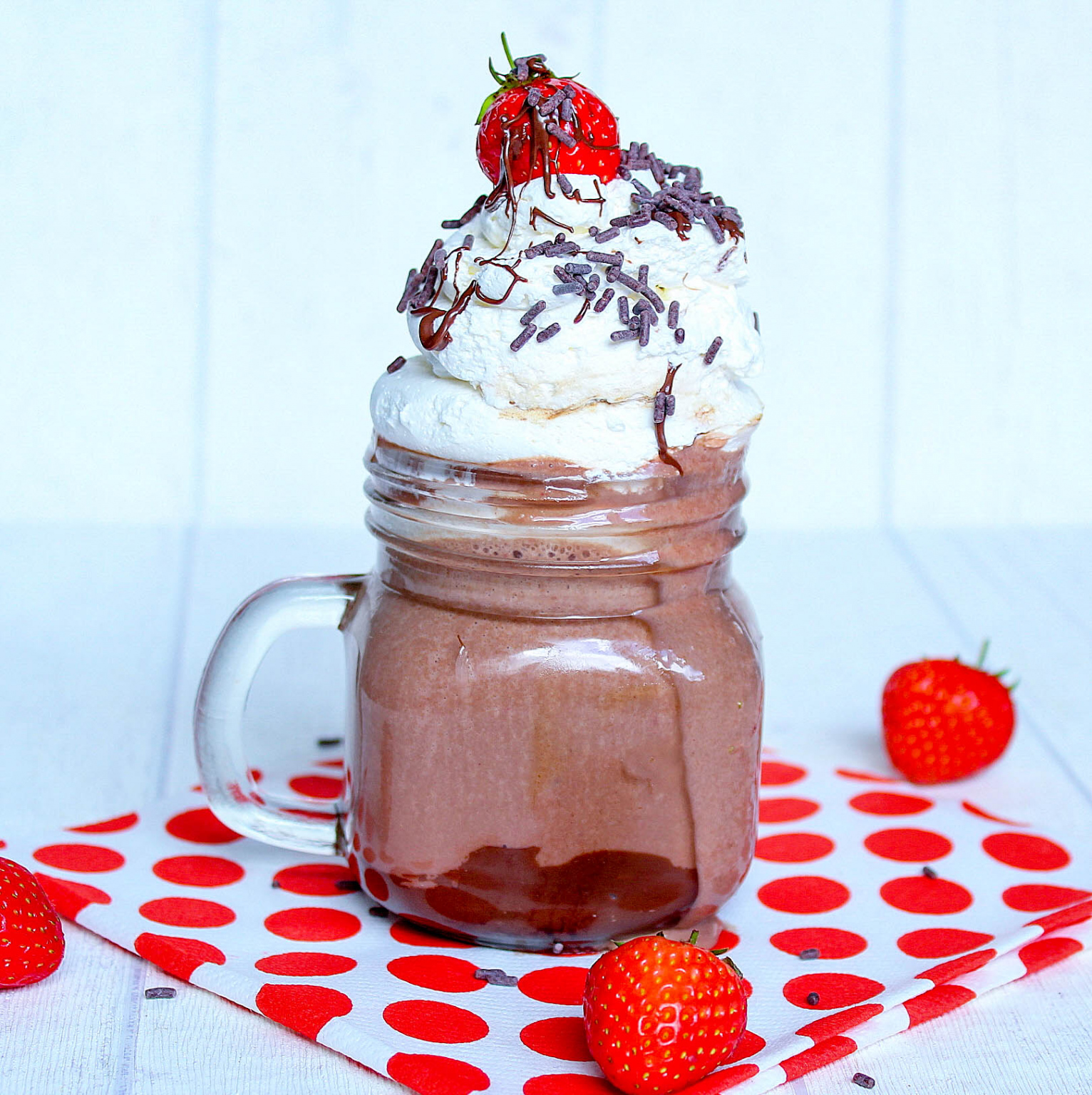 Erdbeer nutella® Milchshake – Food with Love – Thermomix Rezepte mit Herz