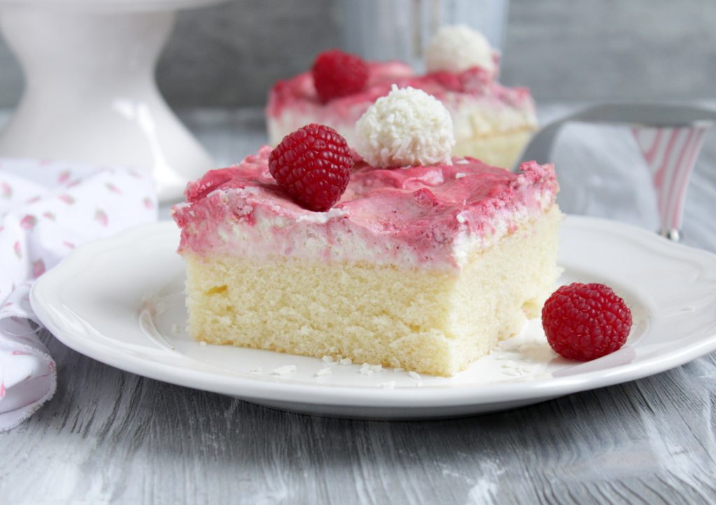 Himbeer-Raffaello-Kuchen