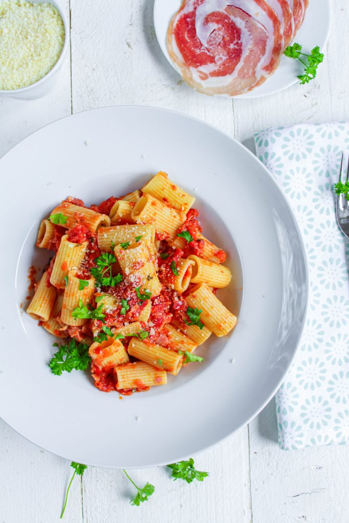 Pasta con Pancetta