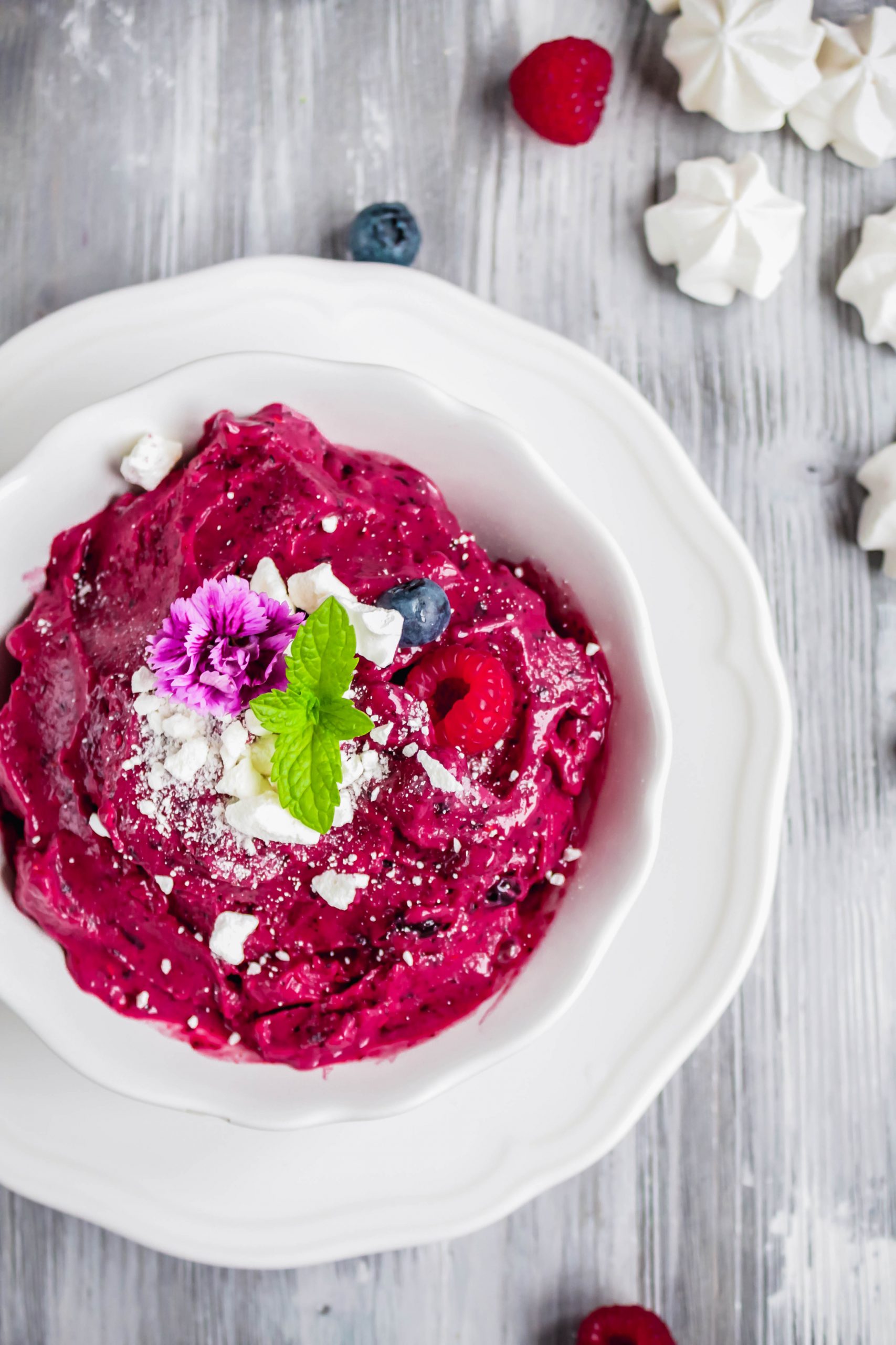 Beeren Frozen Yogurt – Food with Love – Thermomix Rezepte mit Herz