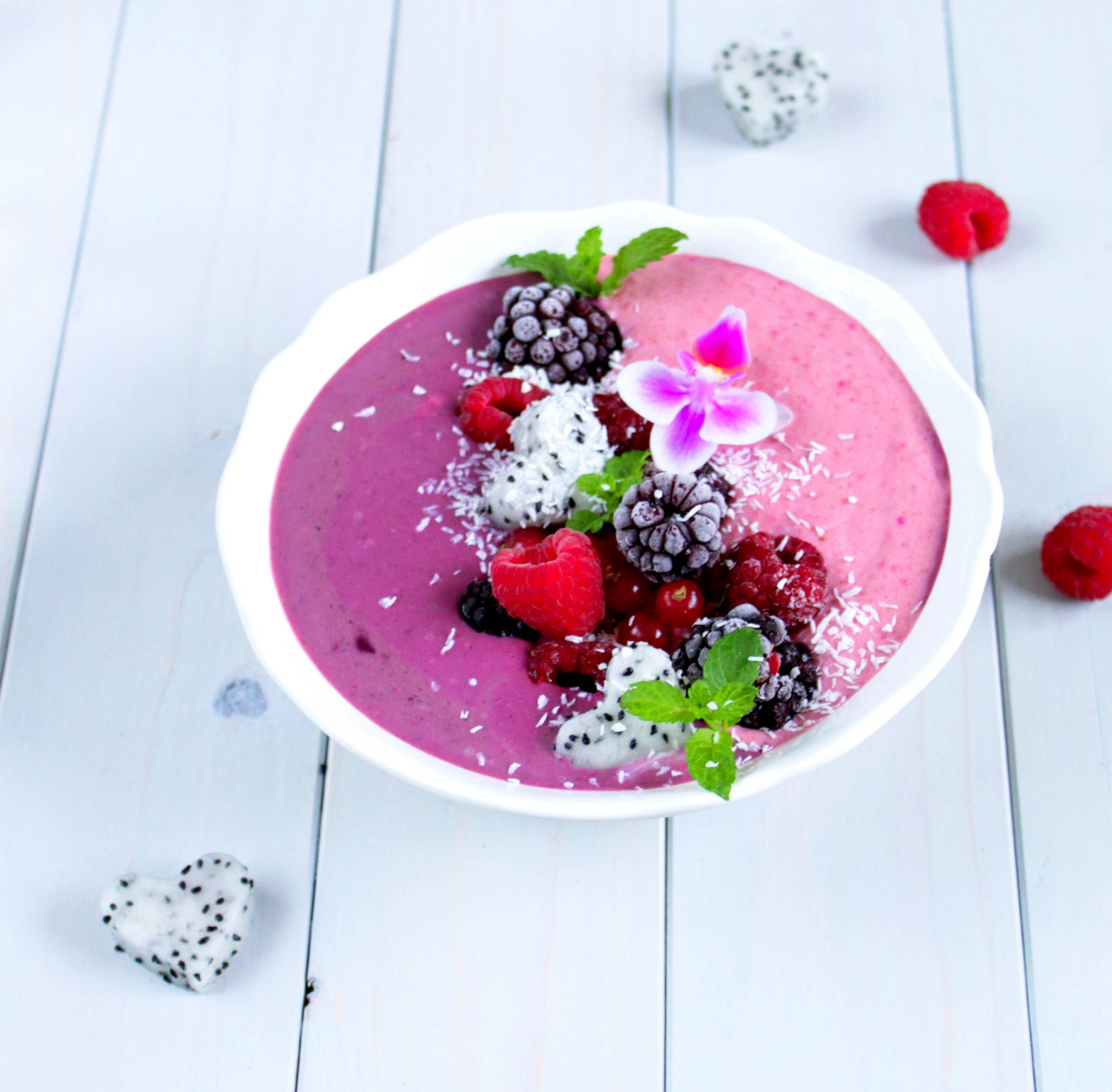 Double Smoothie Bowl – Food with Love – Thermomix Rezepte mit Herz
