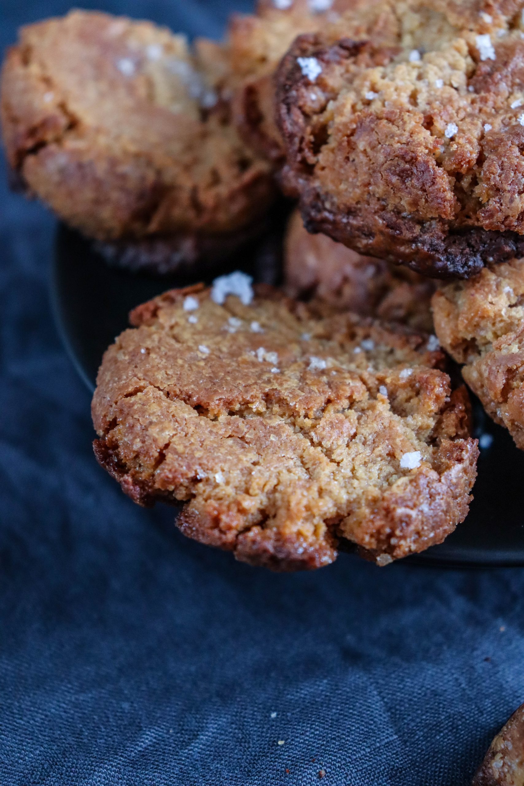 Salted Peanut Butter Cookies