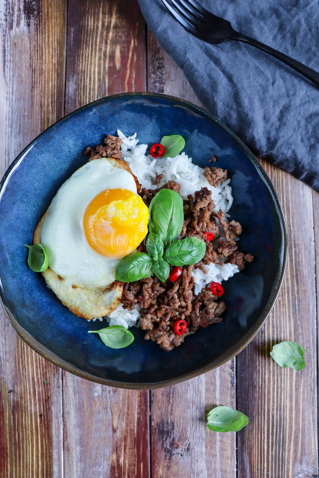Pad Krapao | Thailändisches Hackfleisch – food with love
