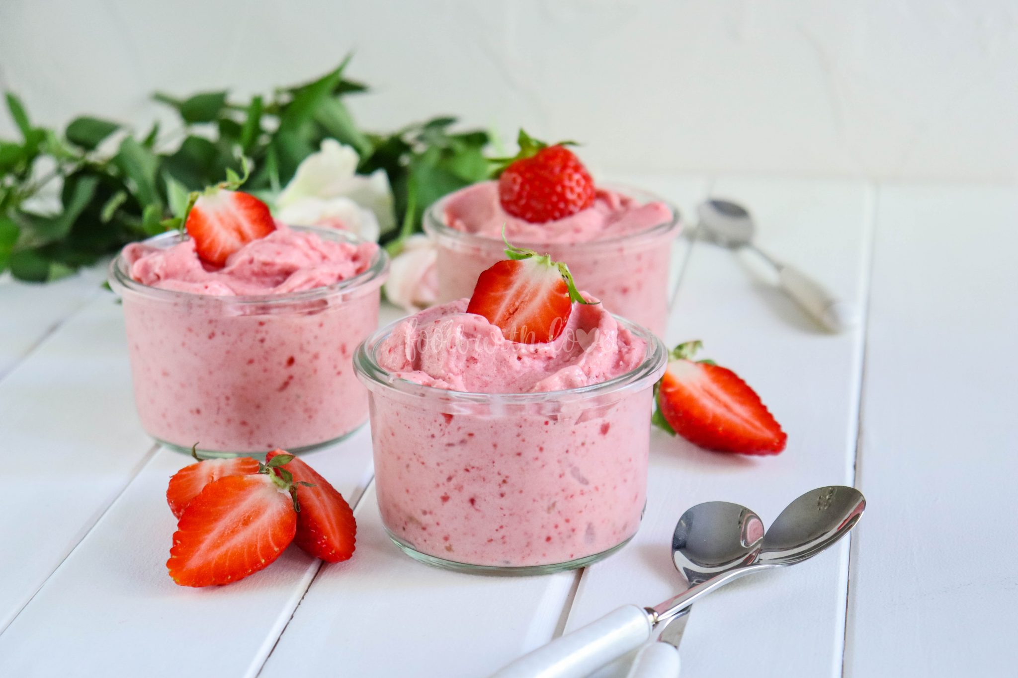 Strawberry Nice Cream | Nice Cream mit Erdbeeren – Food with Love ...
