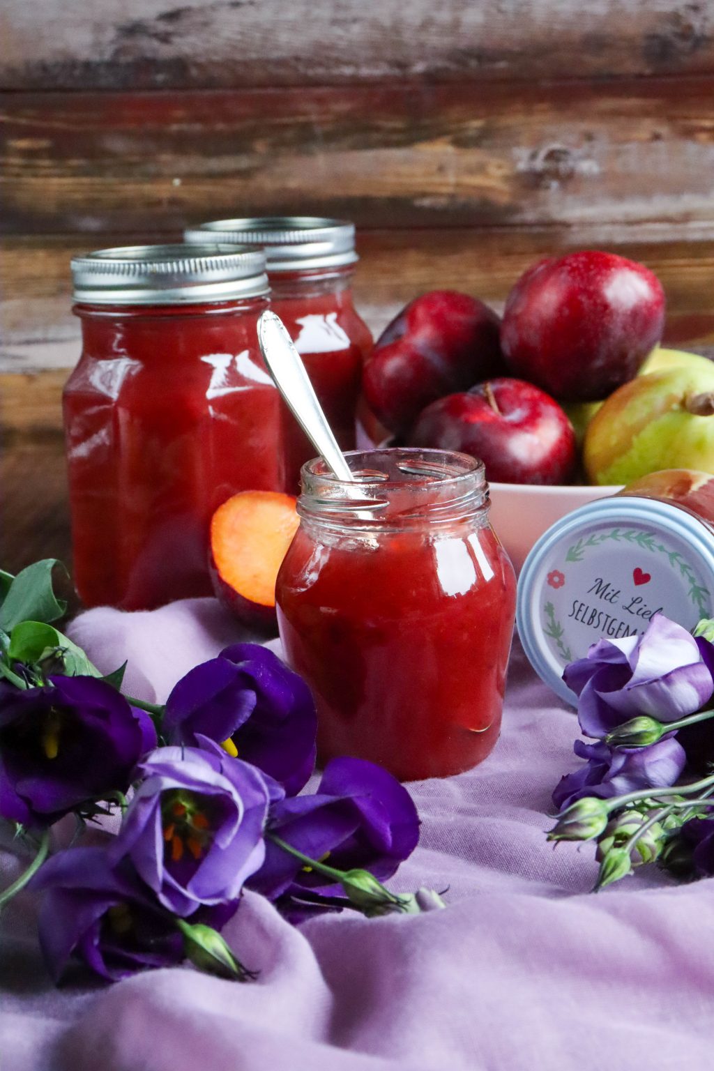 Pflaumen-Birnen-Marmelade – food with love