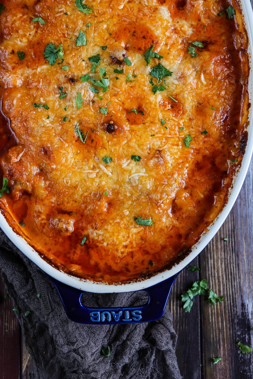 Gyros überbacken in Metaxa Sauce food with love