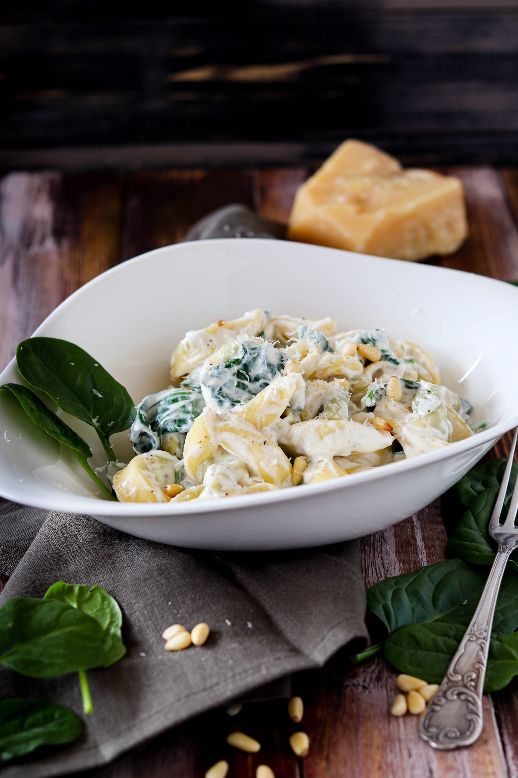sauce zu tortellini spinat ricotta
