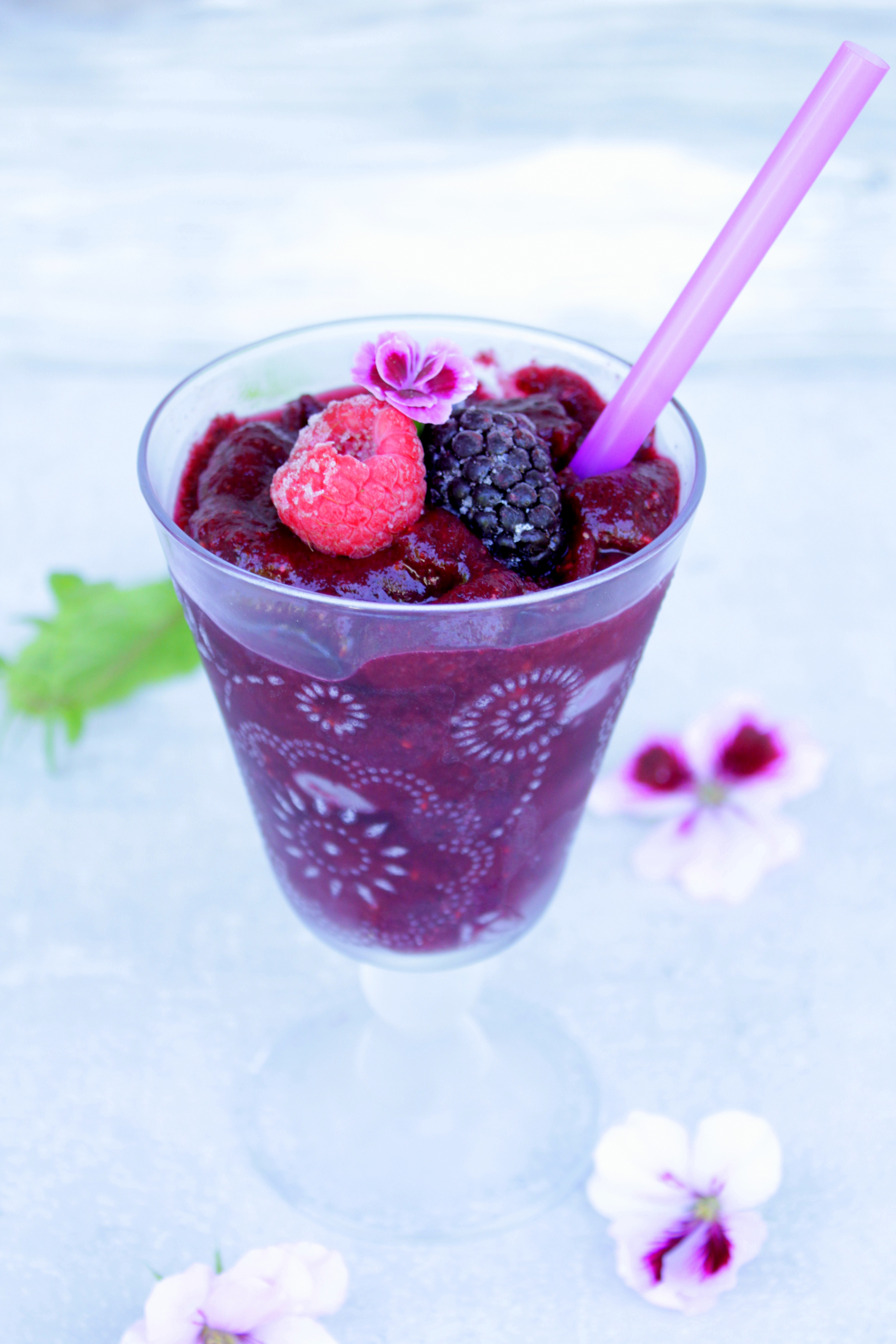 Beeren-Rotwein-Slush – food with love