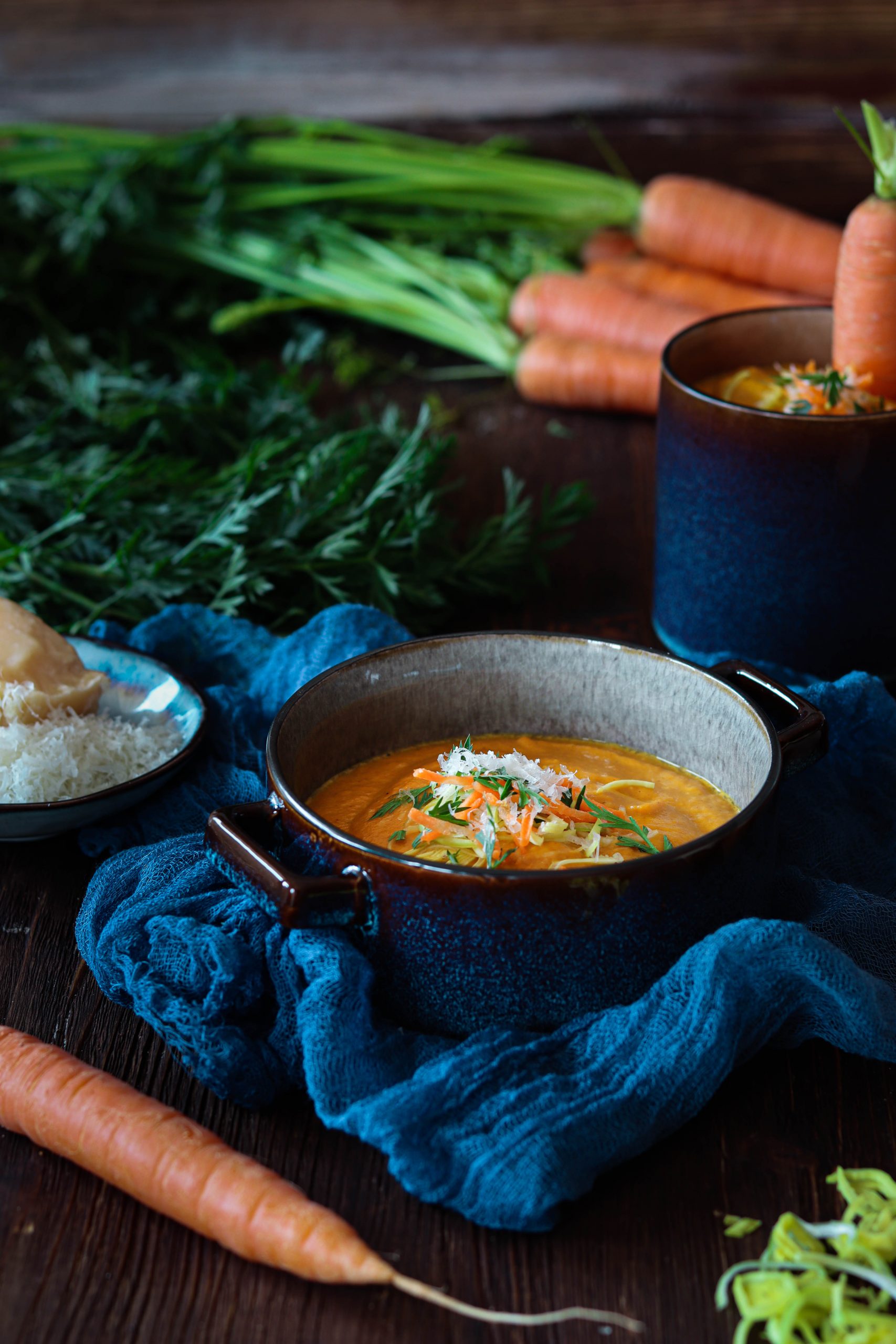 Ofengeröstete Möhrencremesuppe – food with love