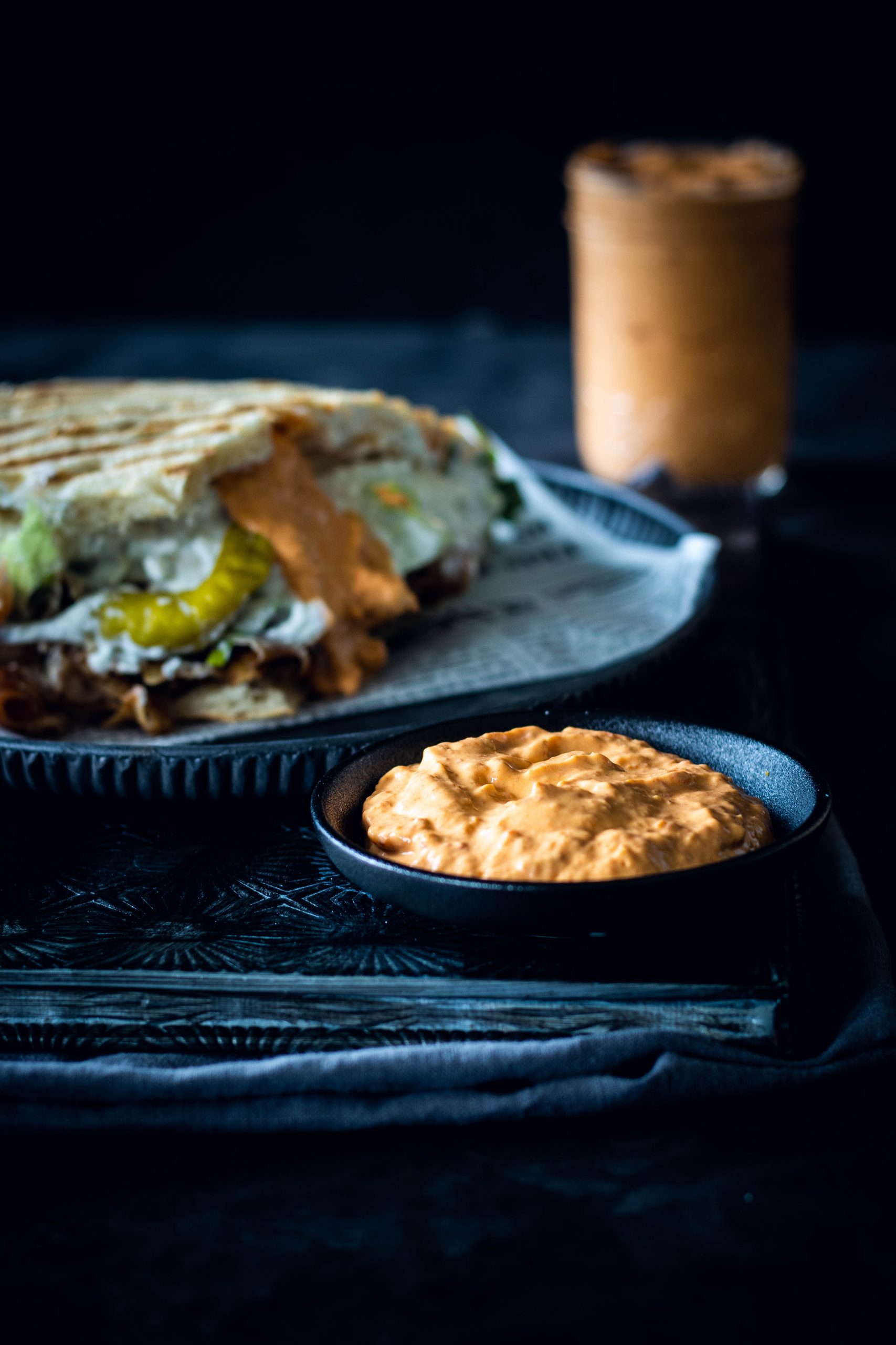 Rote Sauce zu Döner, Lahmacun und Co.