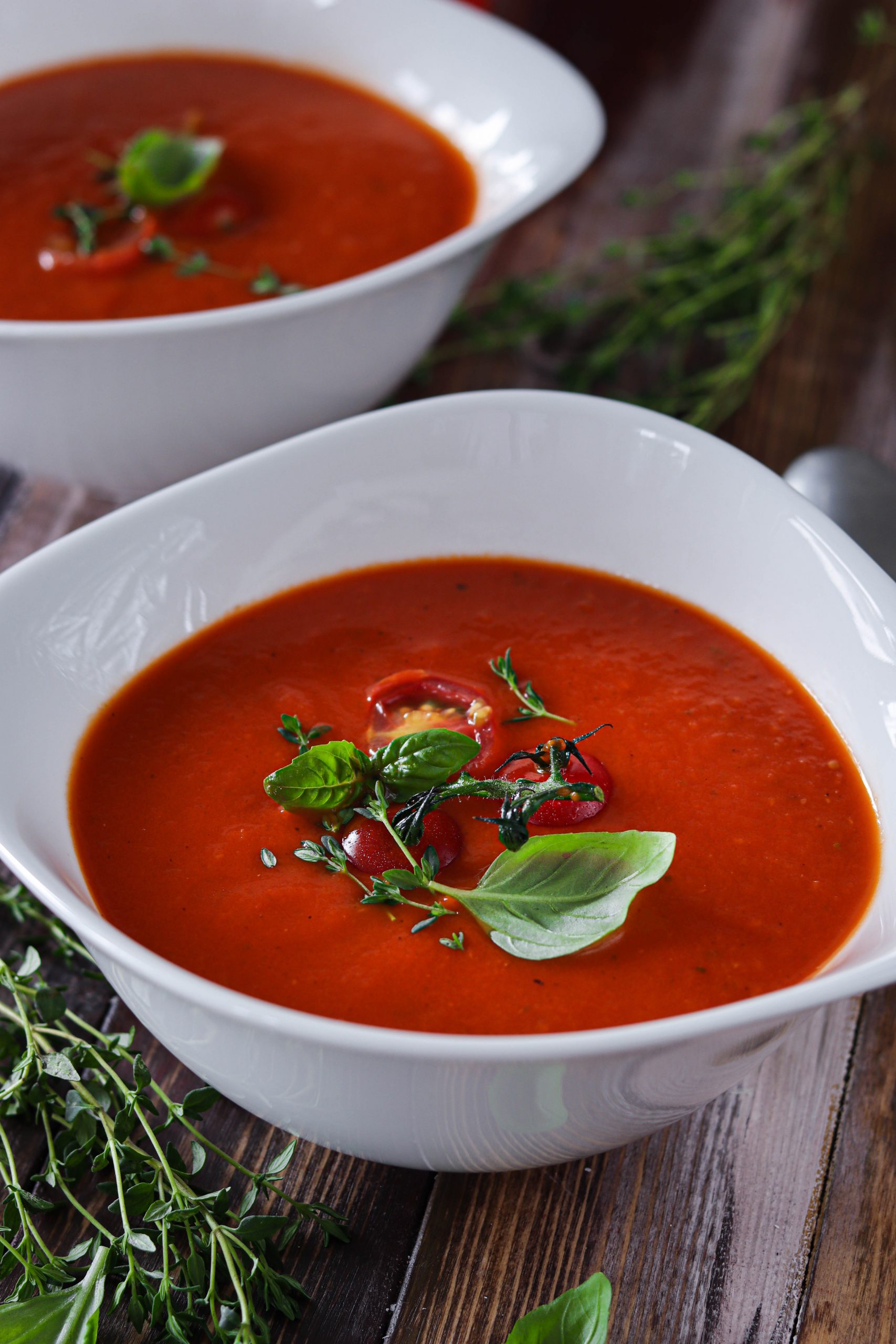 Tomaten-Basilikum-Suppe mit Thymian – Food with Love – Thermomix ...