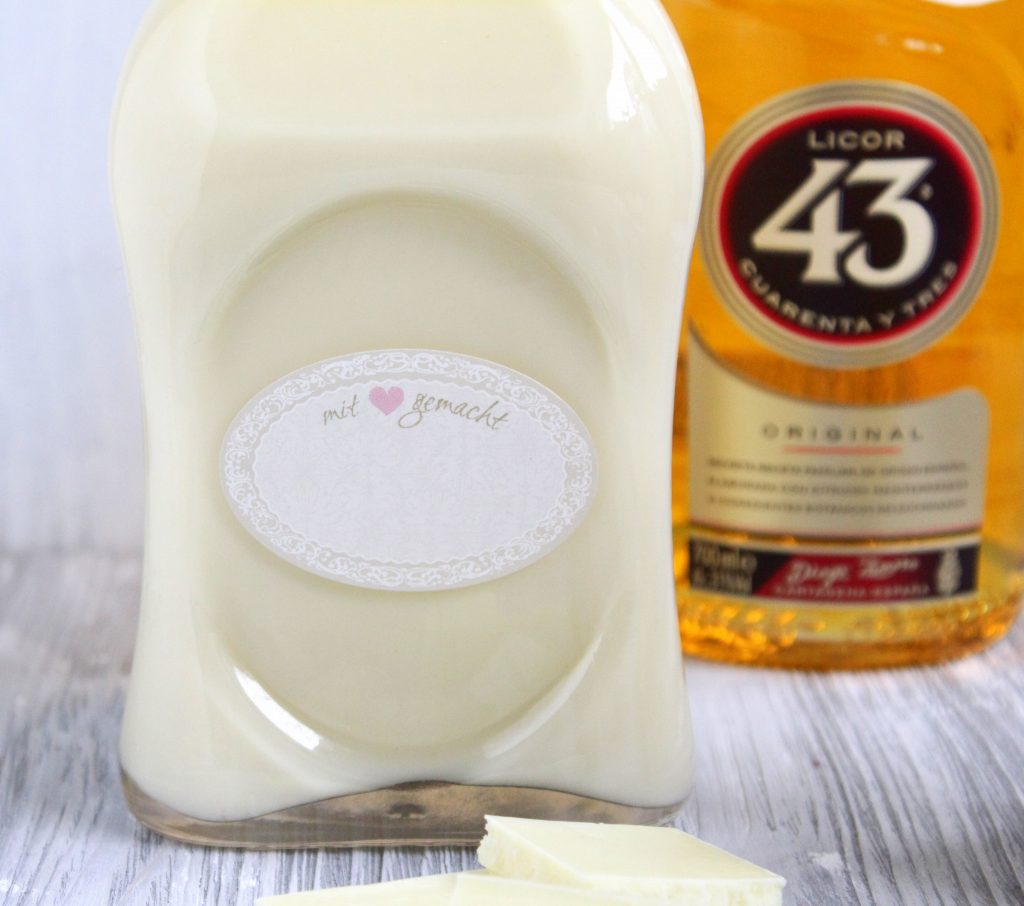 Weisser Schokoladenlikör mit 43er – food with love