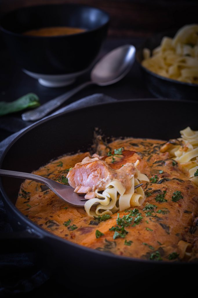 Toskanische Lachspfanne – food with love Toskanische Lachspfanne – food with love