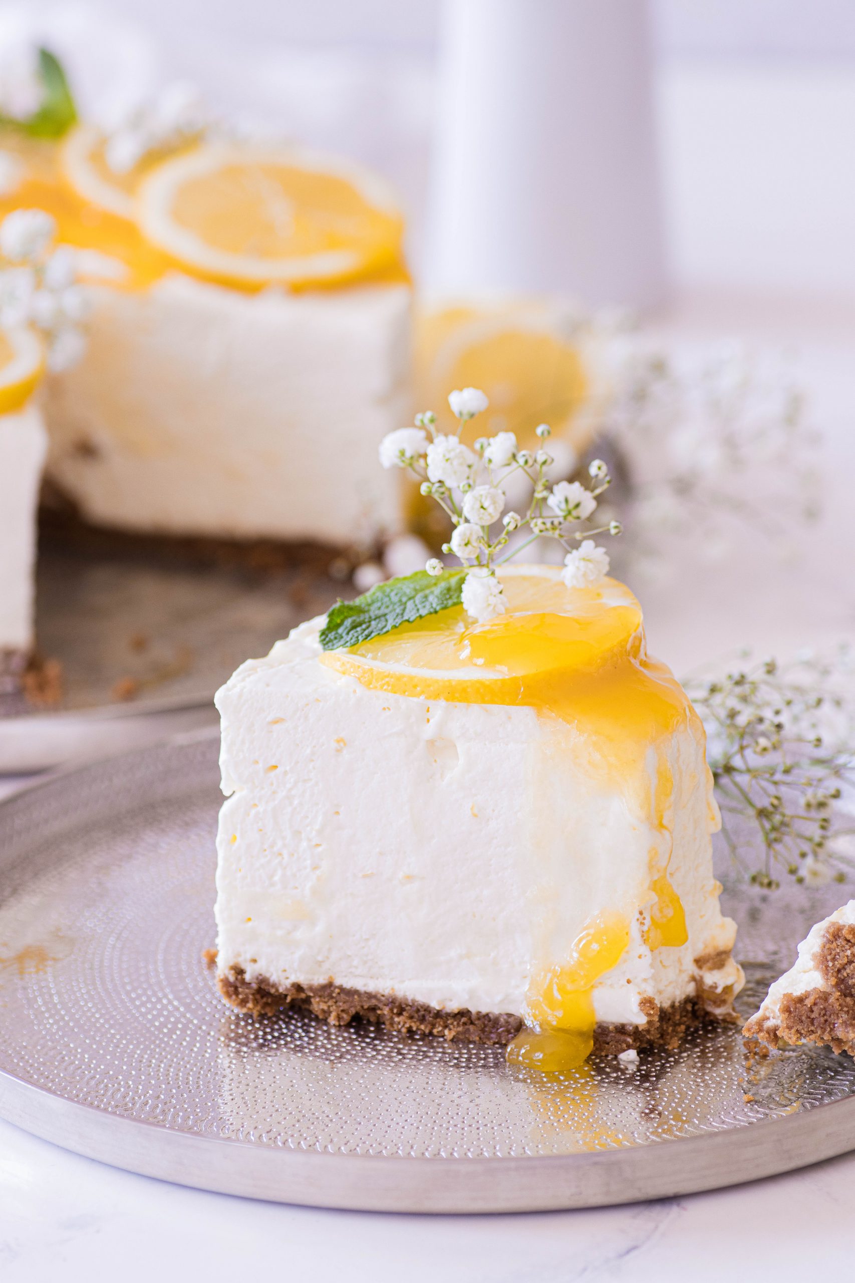 Zitronen Cheesecake | Lemon Cheesecake – food with love