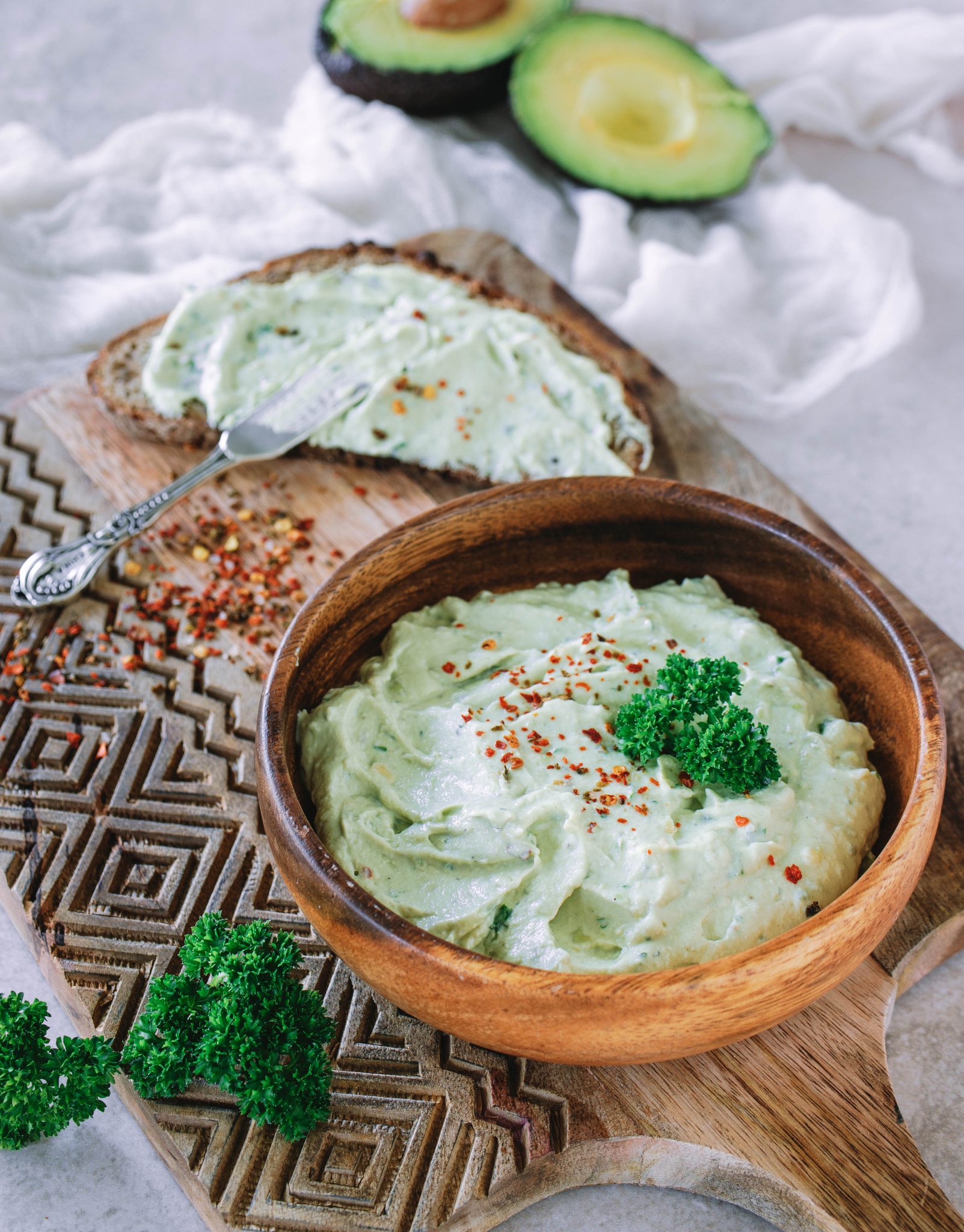 Avocado-Frischkäse-Creme