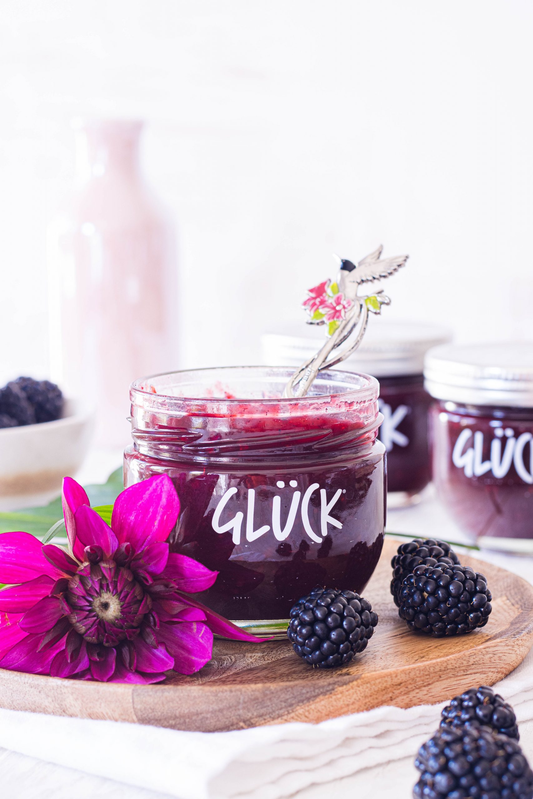 Brombeer Glück im Glas | Brombeer Marmelade – Food with Love ...