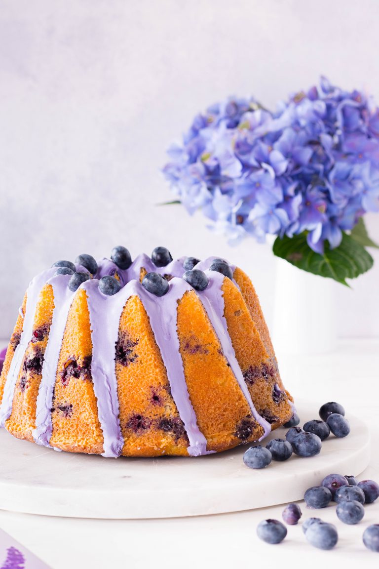 Joghurt Gugelhupf mit Blaubeeren – food with love