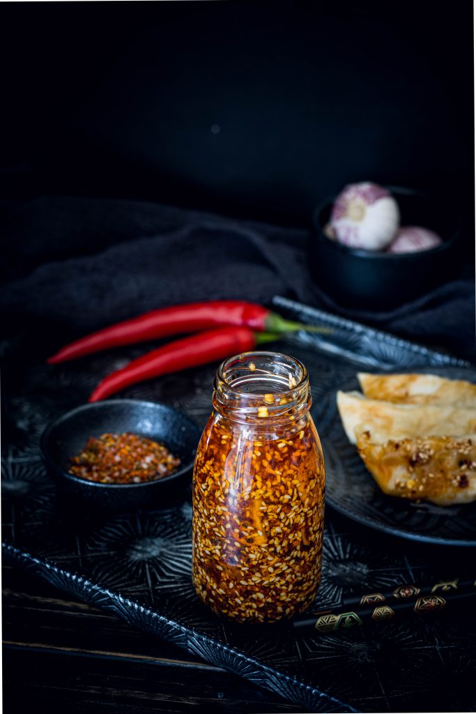 Knoblauch-Chili-Öl – food with love