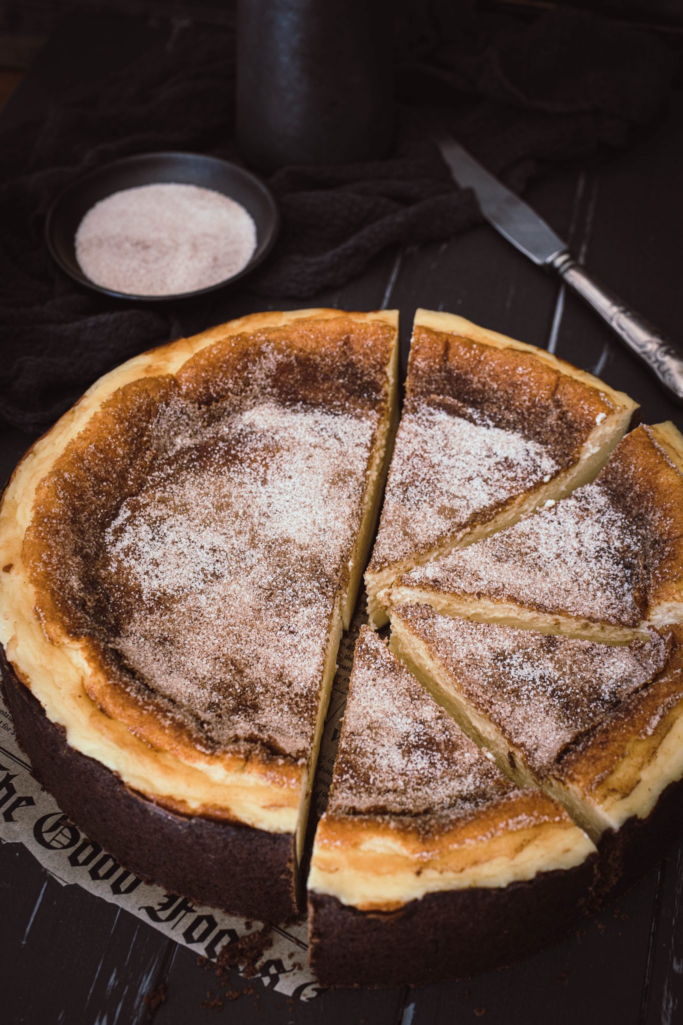 Rahmkuchen mit Zimt-Zucker-Kruste