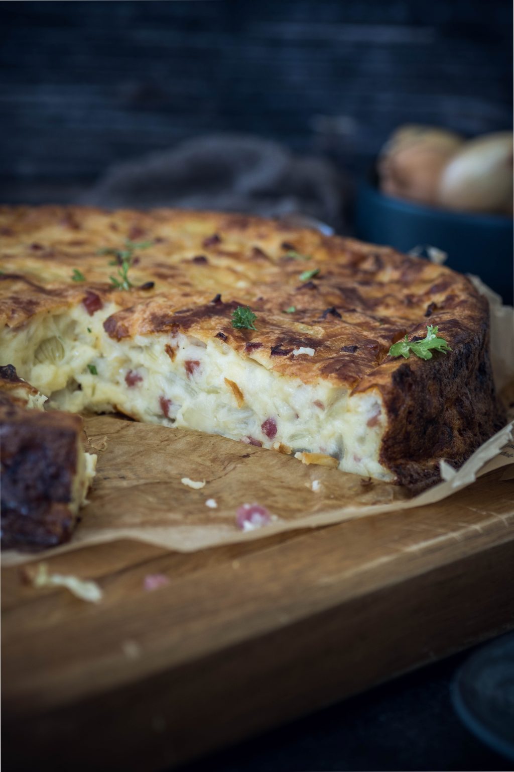 Zwiebelkuchen Ohne Boden Mit Quark