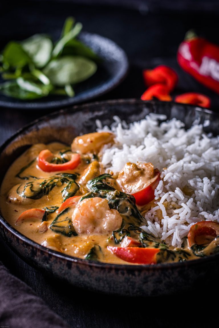 Garnelen-Curry – food with love