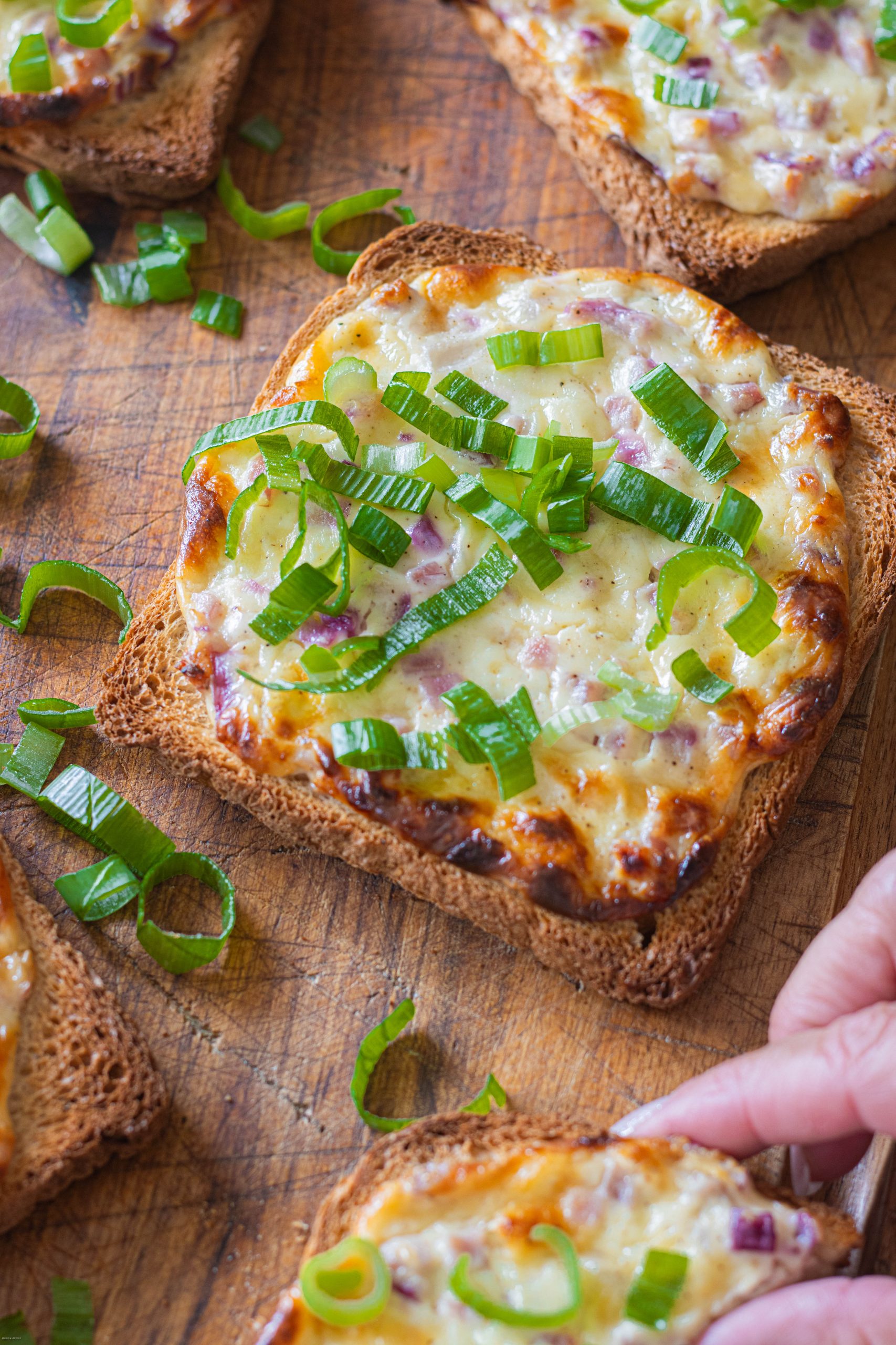 Flammkuchen-Toast – food with love