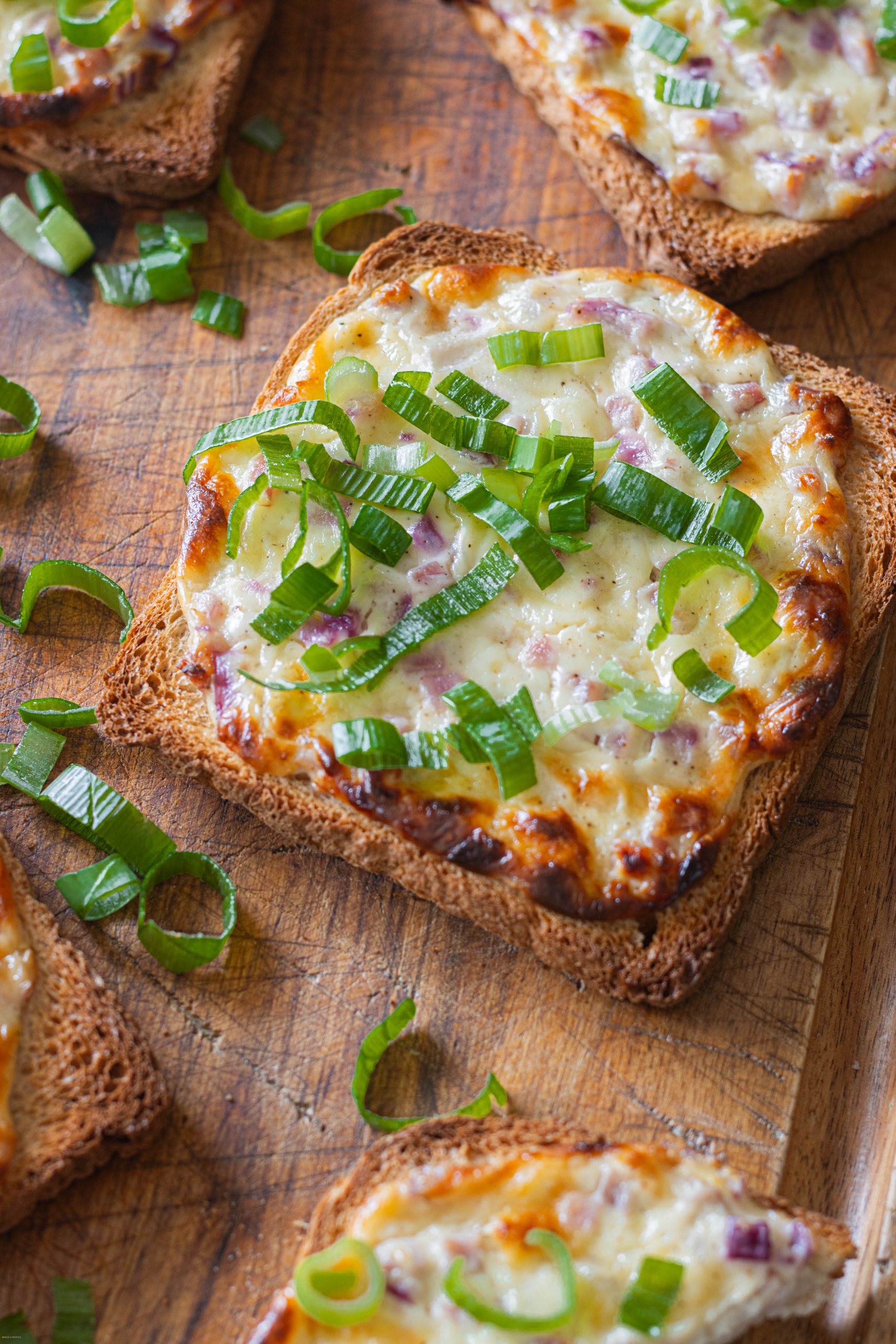 Flammkuchen-Toast – food with love