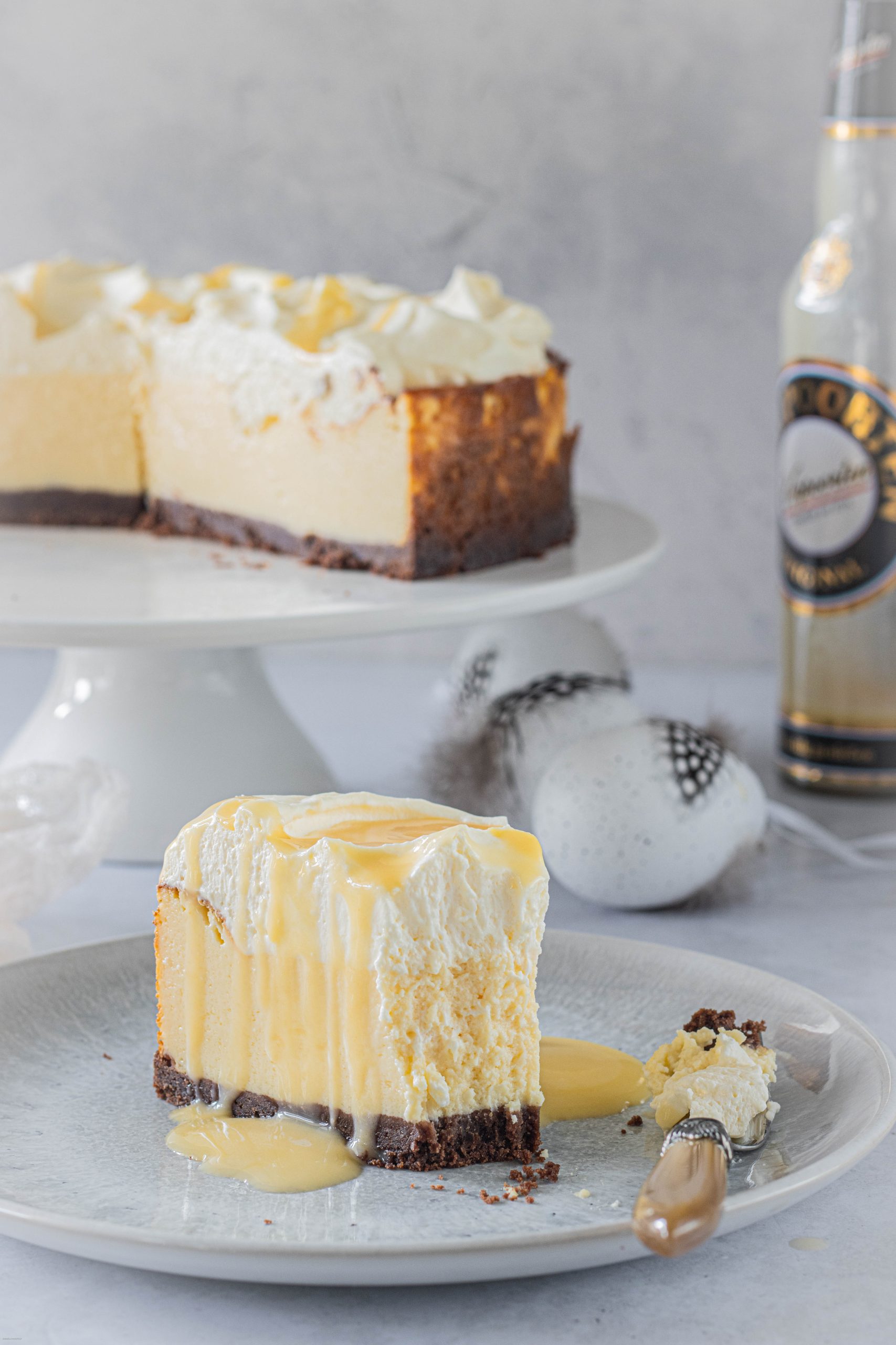 Käsekuchen Mit Eierlikör