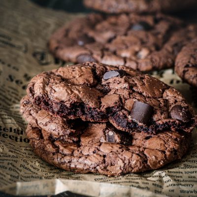 Brownie Cookies ohne Mehl1