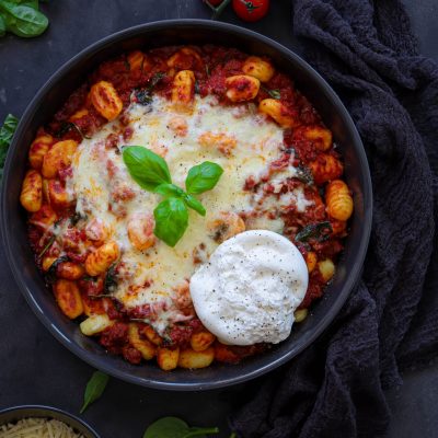 Gnocchi Bolognese Gratin