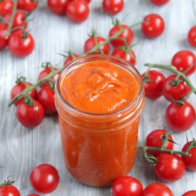 Ketchup aus ofengerösteten Tomaten